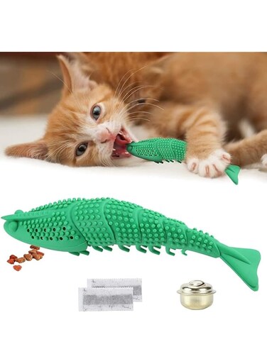 1pcs Silicone Lobster Toy Portable Toothbrush Catnip Cat Toys Chew Toys Catnip Toys for Cats Tool Toys Cat Interactive Toy Silicone Toothbrush Clean Indoor Cat