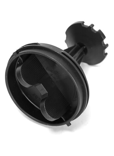 ZEKAROUL Drum Washing Machine Drain Pump, Filter Drain Pump Drain Button Compatible with Multiple Models (Black)