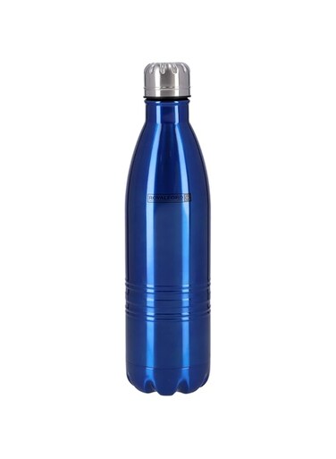Royalford Vacuum Bottle Double Wall Stainless Steel Flask &amp; Water Bottle Hot&amp;Cold Leak Resistant Sports Drink Bottle Vacuum Insulation Bottle For Indoor Outdoor Use, Assorted Colors, 350ML, Rf5768Bl