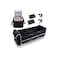 Collapsible Car Boot Organiser, Black, 31.4x13.8x10.2cm, Multi-Compartment, Extended Size