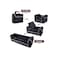 Collapsible Car Boot Organiser, Black, 31.4x13.8x10.2cm, Multi-Compartment, Extended Size
