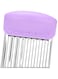 Fissman Crinkle Cut Tool, All-In-One Multifunctional Wavy Chopper Stainless Steel Tool Assistant, Suitable for Vegetable Safe Potato Slicer Cutter French Fry Cutting Tool Kitchen Gadgets. (Purple)
