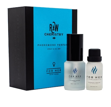 RawChemistry For Her A Pheromone Infused Perfume Gift Set - Elegance, Extra Strength Pheromone Infused Formula 1 Fl. Oz