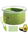 WodGod Guacamole Keeper(1 Pcs), Guacamole Bowls, Avocado Keeper Fresh Guacamole Plastic Kitchen Storage Container with Air Tight Lid, 3-in-1 Avocado Slicer and Cleaning sponge