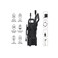 High Pressure Water Pump - 1400W Powerful Electric Pressure Washer for Home and Car Cleaning

