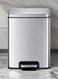 MADISON SERIES   Brushed Stainless Steel Finish   Soft-Closing   Fingerprint-Resistant   Luxury Pedal Trash &amp; Garbage Bin   Multiple Sizes ( 6 - 20 L) To Suit Different Places   12 Liters