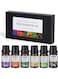 Essential Oils Set - 100% Pure Aromatherapy Oils for Diffusers, Massage &amp; Candle Making - Sandalwood, Rose, Sweet Orange, Lavender, Bergamot, Cedar (6x10mL) Gift Set for Men &amp; Women