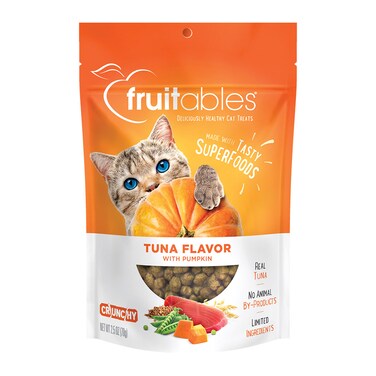 Fruitables Tuna Flavor with Pumpkin Cat Treats 70g
