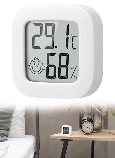 Thermometer, Gauge Meter Digital Hygrometer Room Thermometer For Home, Hight Accurate Temperature and Humidity Monitor For Greenhouse, Reptile, Humidors, Cellar, Office