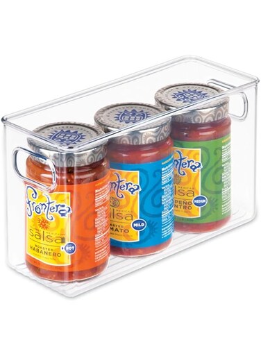 InterDesign Fridge + Pantry Medium Binz 10 x 4 6 inch Clear