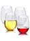 4pc/set Shatterproof Plastic Wine Glass Unbreakable PCTG Red Wine Tumbler Glasses Cups Reusable Transparent Fruit Juice Beer Cup