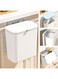 ANTOLE 2.4 Gallon Kitchen Compost Bin for Counter Top or Under Sink,Hanging Small Trash Can with Lid,Wall Mounted Counter Wastebasket Garbage Can for Cupboard/Bathroom/Bedroom/Office/Camping (White)
