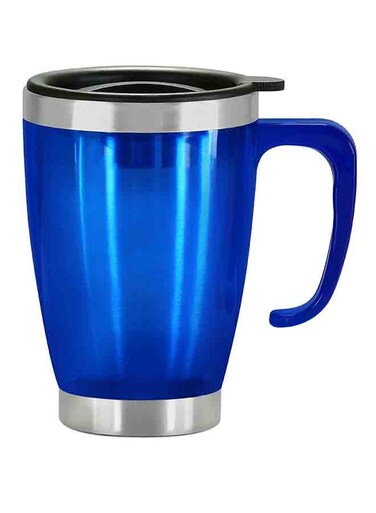 Travel Mug Blue/Orange/Red/Silver - Assorted