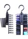 2-Piece Tie Hanger Black 29cm