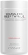 Codeage Grass Fed Beef Thymus Supplement - Freeze Dried, Non-Defatted, Desiccated Beef Thymus &amp; Liver Pills Glandulars Meat &ndash; Pasture Raised Argentina Beef Vitamins for Thymus - Non-GMO -180 Capsules