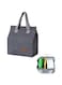 Aputue Insulated Lunch Bag, Reusable Tote Lunch Bag, Leakproof Insulation Lunch Box, Oxford Cloth Material Lunchbag, Portable Lunch Bag for Work, Travel, School, Picnic (Grey)