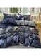 4 Piece Duvet Cover Set, Ultra Soft Microfiber Comforter Cover Set with Zipper Closur, Cotton Bedding Set with 2 Pillow Cases(200x230cm)