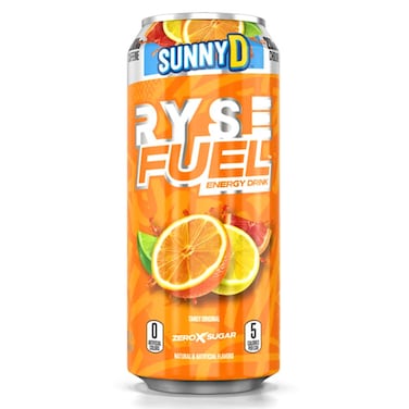 RYSE Fuel Energy Drink, Sunny D Tangy Original, 1 Can