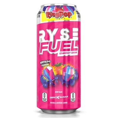 RYSE Fuel Energy Drink, Ring Pop Berry Blast, 1 Can