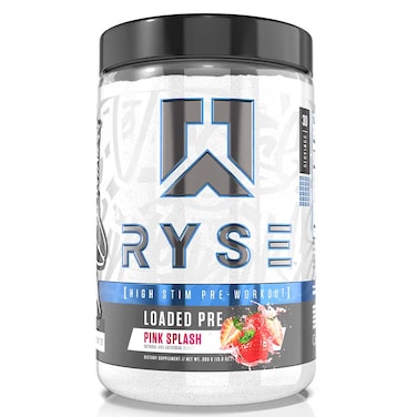 RYSE Loaded Pre Workout, Pink Splash, 30