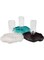 B&amp;K Automatic Reptile Feeders Water Turtle Food and Water Bowl Small Animal Dispenser Bottle for Aquarium Ornament Terrarium Dish Plate Lizards Tortoises or Reptiles (black)