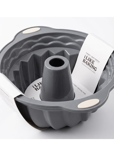 Silicon Cake Pan Gray 25 Cm
