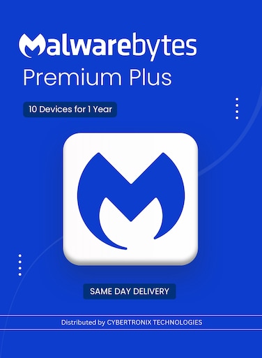 Malwarebytes Premium Plus   10 Devices for 1 Year   Digital License   SAME DAY DELIVERY
