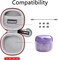 RLSOCO Hard Case for JBL Tune Flex/Tune Flex 2 True Wireless Noise Cancelling Earbuds - Black   Travel Organzier Case Cover Shockproof, Dustproof, Water-Resistant Storage Pouch with Carabiner