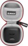 RLSOCO Hard Case for JBL Tune Flex/Tune Flex 2 True Wireless Noise Cancelling Earbuds - Black   Travel Organzier Case Cover Shockproof, Dustproof, Water-Resistant Storage Pouch with Carabiner