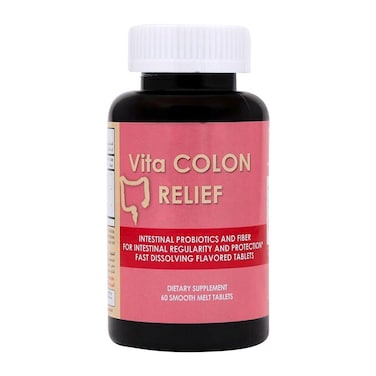 Vita Colon Relief Smooth Melt Tablets 60's