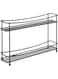 Metaltex Spice Rack 2 Tiers, Black, 33X8X21 Cm