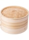 AKDC Round Steamer 30Cm X 30Cm X 15Cm Bamboo Brown