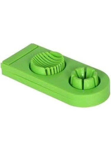 ABBASALI 2-in-1 Plastic and Stainless Steel Boiled Egg Slicer Cutter &amp; Mushroom Slicer Egg Cutter