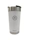 MEERAKE- Premium Travel Mug, Insulated Coffee Cup with Leakproof Lid, Reusable Coffee Cups Travel, Car Coffee Cup, Stainless Steel Thermal Mug for Hot and Cold Drinks (600 ml, White)