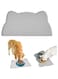 Joyzzz Pet Food Mat, Sillicone Waterproof Anti-Slip Non Spill Dog Feeding Mat, Cats and Dogs Food Placemat Tray, Pet Eating Placemat