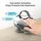 Scalp Massager Rechargeable Head Massager Scalp Stress Relax, 5 in 1 Waterproof Handheld Hair Scratcher with 8 Removable Massage Claws Cat Massager Gift