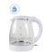 Electric Glass Kettle 1.8L 2200W Fast Boil LED Light Auto Shut-Off Tea Water Heater Glass