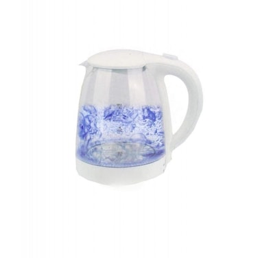 Electric Glass Kettle 1.8L 2200W Fast Boil LED Light Auto Shut-Off Tea Water Heater Glass