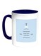 Enjoy Summer Printed Coffee Mug White/Blue