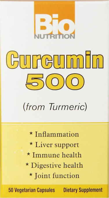 Bio Nutrition Curcumin 500 Mg Form Turmeric, For Inflammation, Liver Support, Immune Health Support, Digestive Health, Joint Function, 50 Capsules