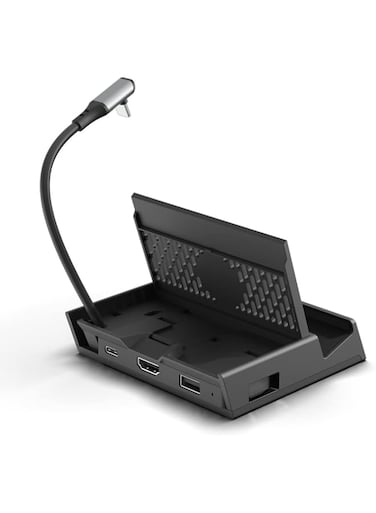 Skull &amp; Co. SteamDock for Steam Deck/ROG Ally and other devices (SteamDock, Black)