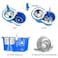 GENNEXT  Spin Mop With Bucket For Floor Cleaning, Microfiber Mops and Bucket with Wringer Set, Adjustable Handle, 360 Spinning Mop For Wet &amp; Dry Use
