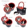 GENNEXT Spin Mop And Bucket with Wringer Set, Floor Cleaning System, Easy Wring Foot Pedal, Stainless Steel Mop Handle