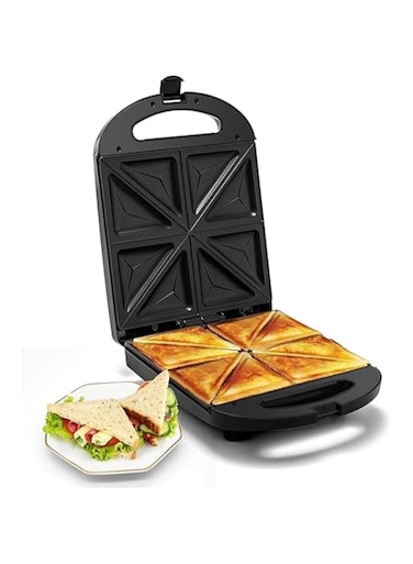 Disnie 4 Slice Sandwich Maker with Cool Touch Handle, Non-Stick Plate, Automatic Temperature Control, Power On/Off Indicator Bread Toaster, Sandwich Maker (Sandwich Maker (OR-559))