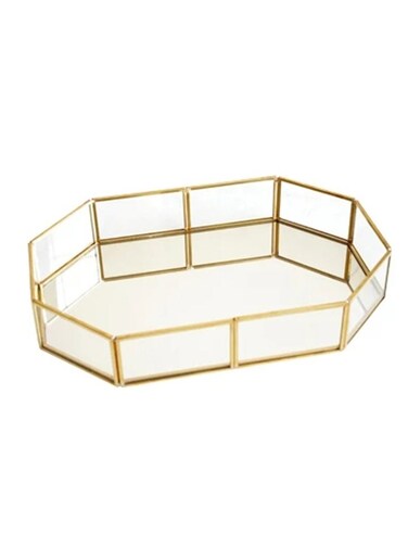 Nordic Luxury Metal Cosmetics Storage Tray