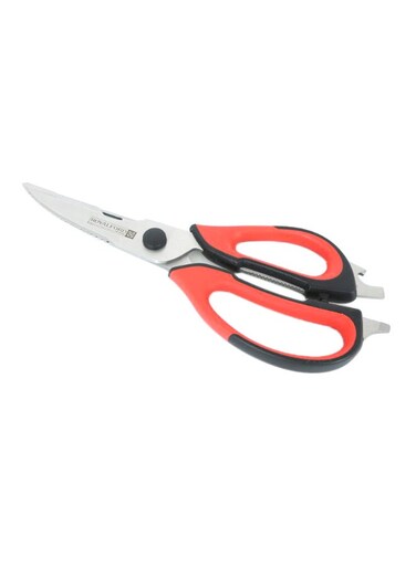 Multipurpose Kitchen Shears Stainless Steel Black/Red 22.5x8cm