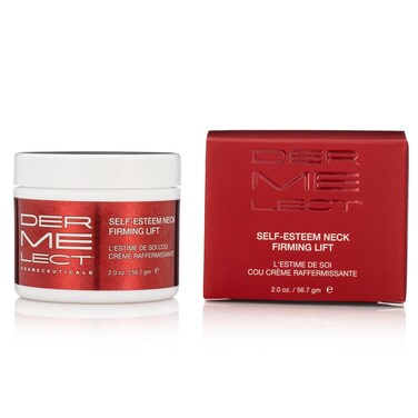 Dermelect Self-Esteem Neck Firming Lift - for Neck and D&Atilde;&copy;collet&Atilde;&copy;, Anti Aging Cream with AHA, BHA, Avocado Oil, Squalene Toning, Hydrating &amp; Firming Treatment for Sagging Skin, Tech Neck 2 oz.