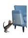One Sight 8Pcs Cat Scratch Furniture Protector Large (12" X 17") Cat Couch Protector Clear Double Sided Training Tape Anti Scratch Cat Deterrent Sheet Cat Sticky Paws Tape 12X17 Inch (Pack Of 1)