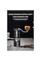 Manual Coffee Grinder with Stainless Steel Burr, Al-Alloy Body, Wood Handle, Portable Hand Mill
