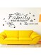 BPA Family Where Life Begins Famous Quotes Wall Sticker For Livingroom Bedroom Home Decoration Mural